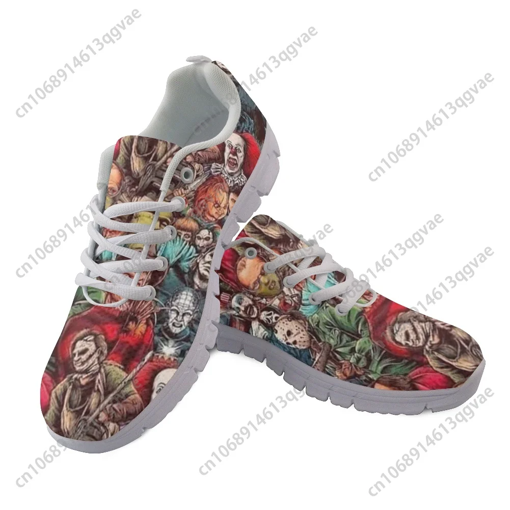 Hot Horror Movie Character Collection scarpe sportive uomo donna adolescente bambini bambini Sneakers personalizzate scarpe da coppia di alta qualità