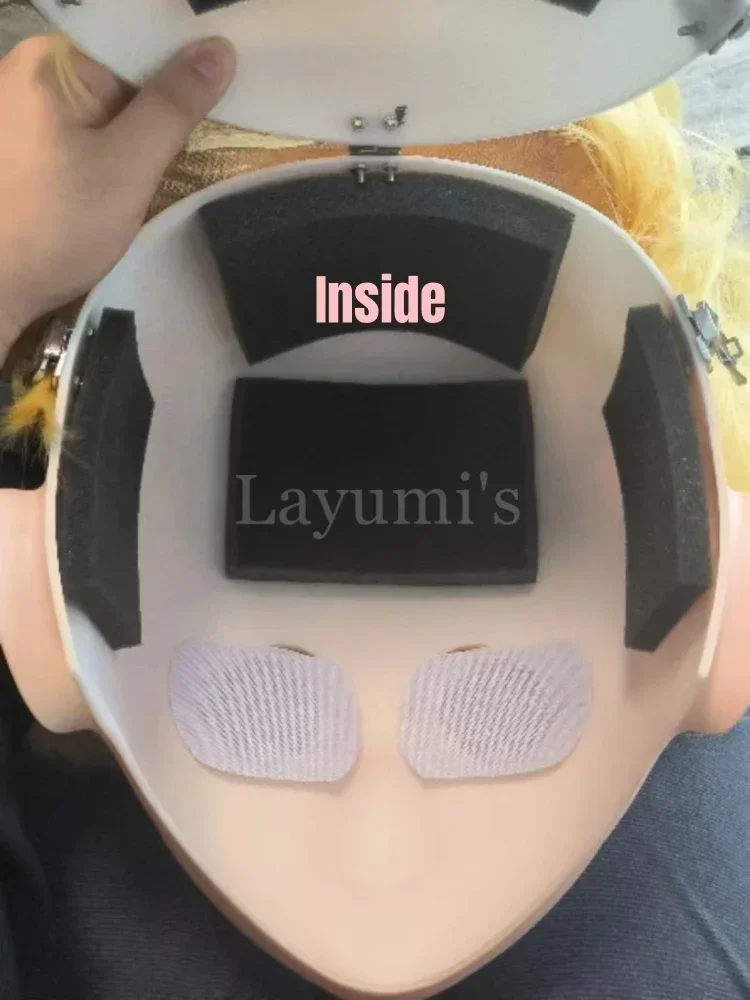 Customize Character Female/Girl Resin Kig Full Head With Lock Anime Cosplay Japanese Anime Kigurumi Mask