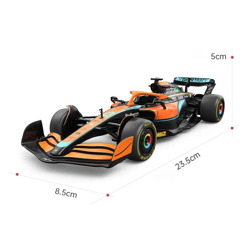 1:24 2022 F1 McLaren MCL36 #3 Daniel Ricciardo #4 Lando Norris Alloy Luxury Vehicle Diecast Cars Model Toy