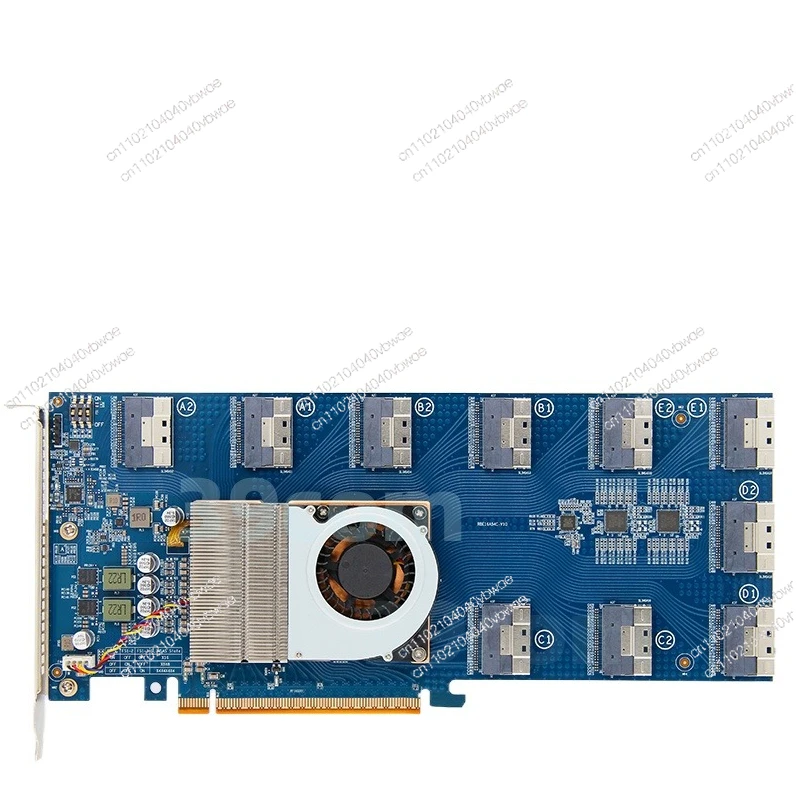 

PLX88096 expansion card/PCIe 4.0/free splitting/X16/SFF8654