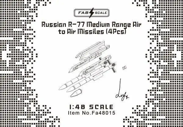 FAB FA48015 1/48 Russian R-77 Medium Range Airto Air Missiles(4PCS)COMMON PART