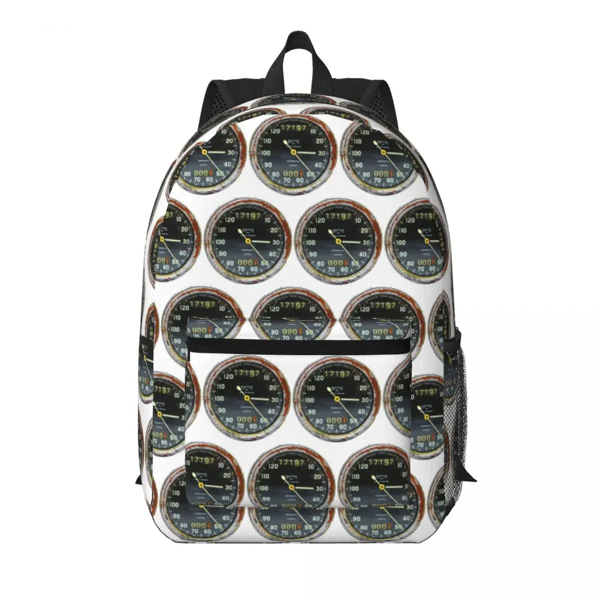 

OLD SPEEDOMETER Student Backpack School Bag Hiking Travel Daypack for Men Women Bookbag Shoulder Bags