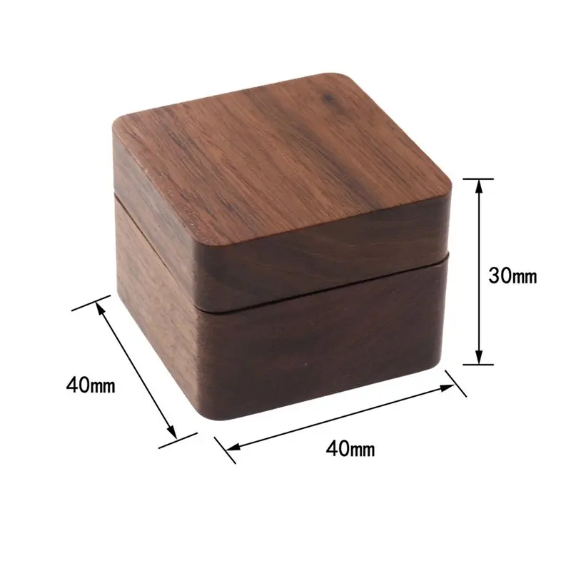 T22C 2X Guitar Pick Box Walnut Guitar Pick Storage Case Holder Organizer For Bass Ukulele Musical Instrument Accessories