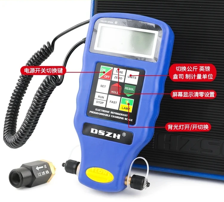 RCS-7040Refrigerant Wireless Electronic Scale Automatic Programming Quantitative Filling High Precision Refrigerant Fluorination