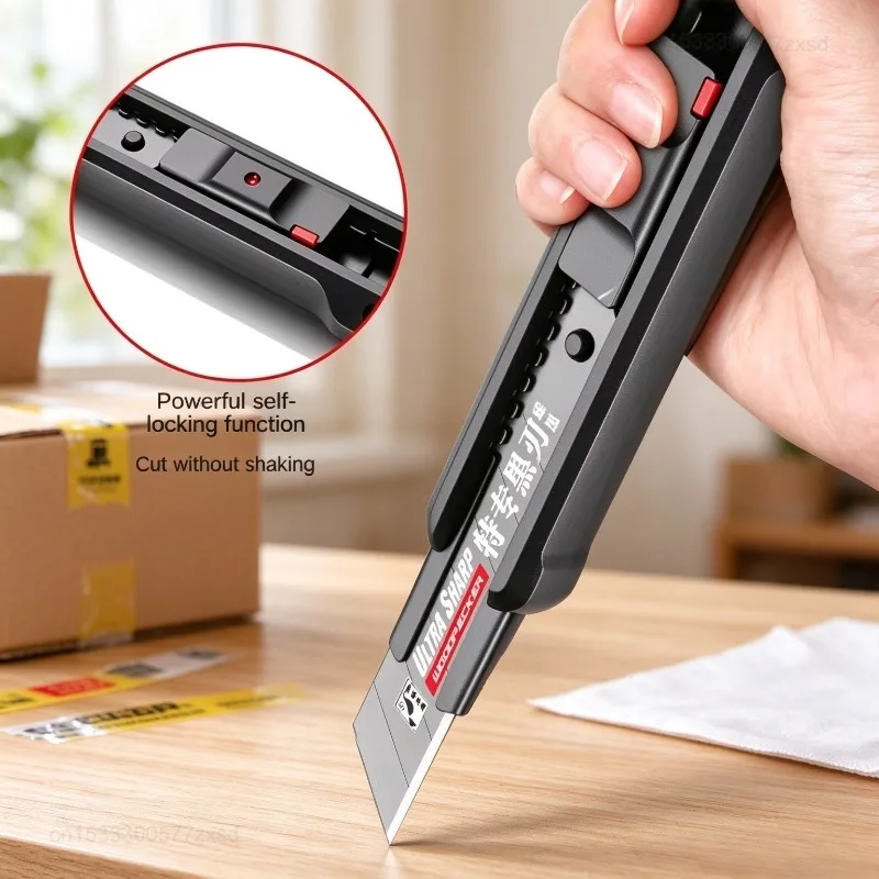 Portable Utility Knife Home Portable Paper Cutting Knife Carbon Steel Blades Multipurpose Pocket Knife Tools Wallpaper Cutter