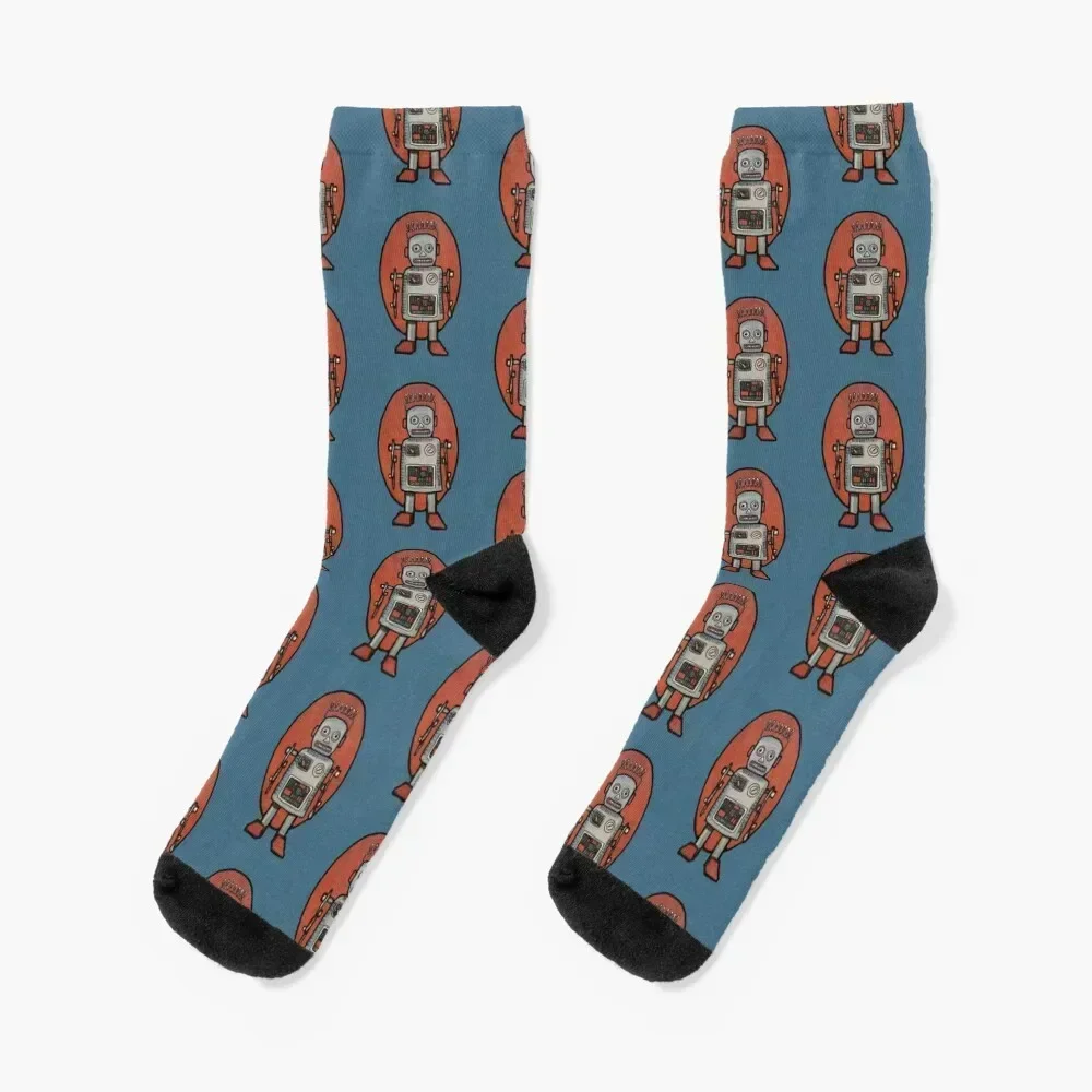 

Robot Friend Socks funny gift gift sports stockings anti-slip Socks Men Women's