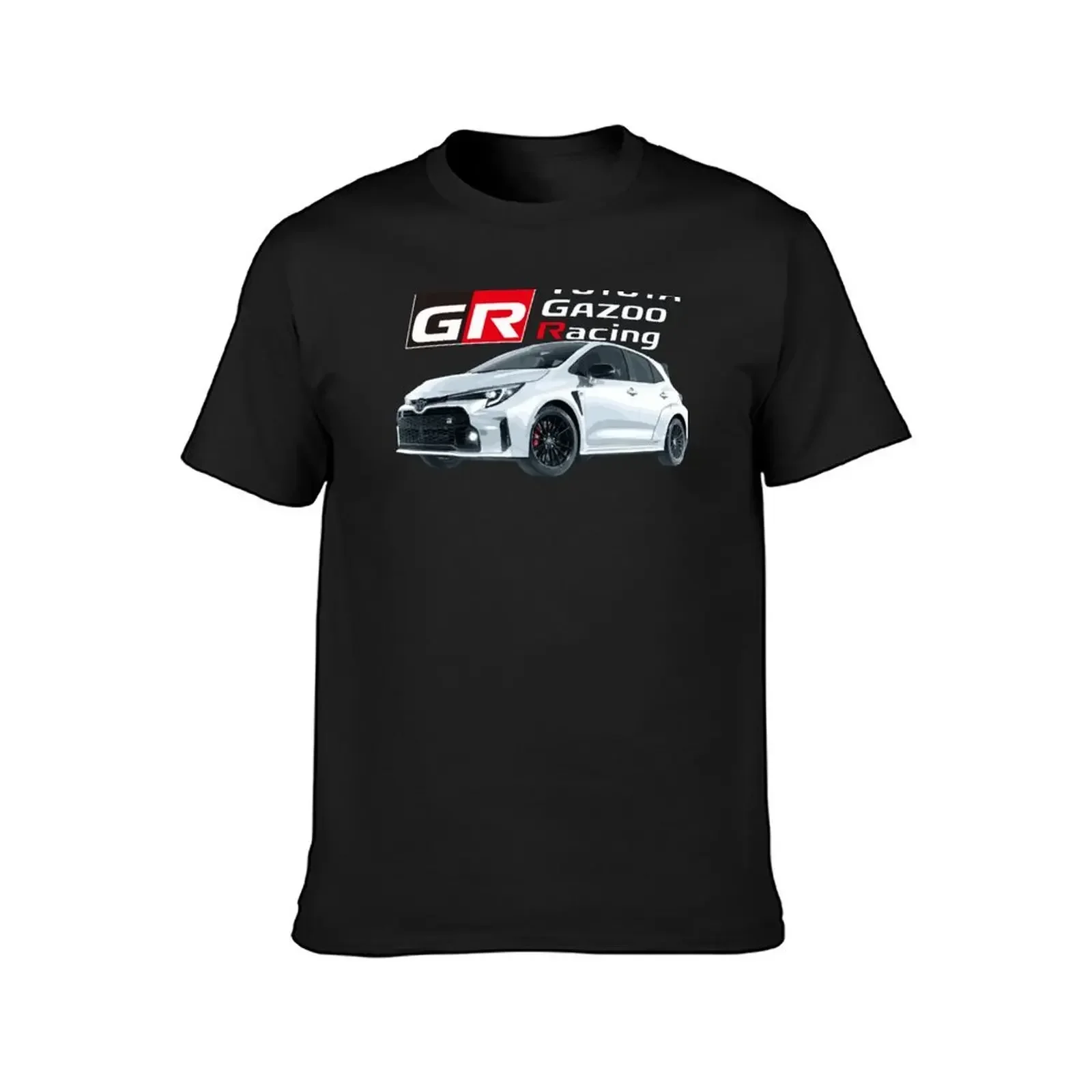 GR Corolla hot hatch Circuit Edition e210 white T-Shirt blacks customizeds slim fit t shirts for men