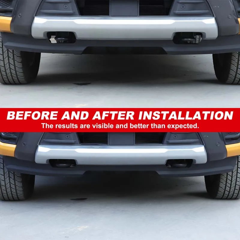 

Rubber Black For Ford Ranger 2023+ Car front bumper trailer environmentally friendly protective cover car exterior accessories
