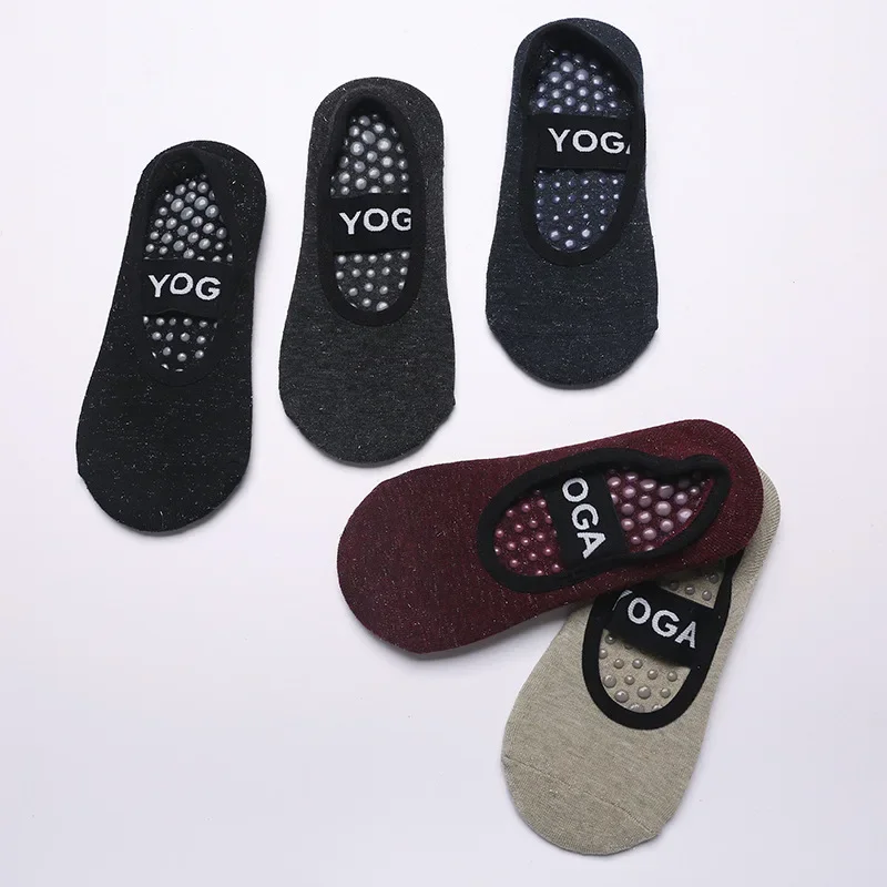 Yoga Socks Women Cotton Dot Silicone Non-slip Grip Pilates No-Show Socks