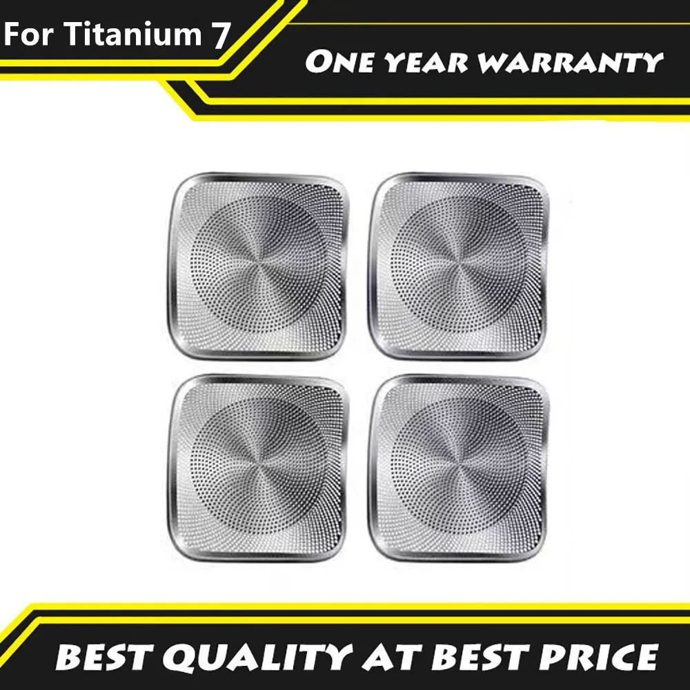 

Fit For Equation Leopard Titanium 7 Roof Horn Decorative Cover Metal Microphone Horn Cover Car Interior Decoration Products