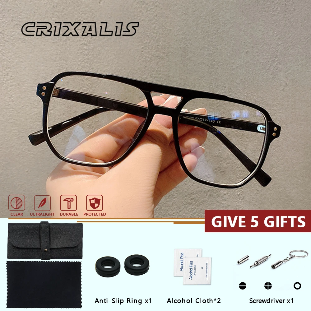 

CRIXALIS модные квадратные женские фотохромные очки для близорукости с фильтром синего света, мультифокальные оптические очки для чтения