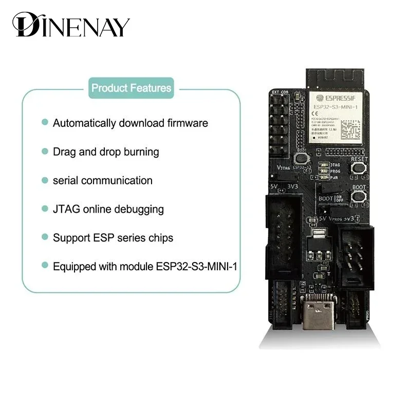 Picture 7: ESP-Prog-2 Program Downloader Espressif ESP-Prog-2 Debugger Serial Communication, JTAG In-Circuit Debugging Downloader