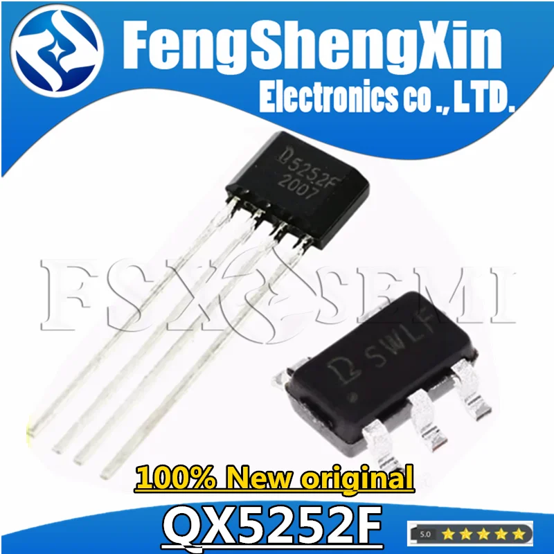 10pcs QX5252F TO-94 QX5252 5252F YX5252F SWLA SWL SOT23-5 Chips