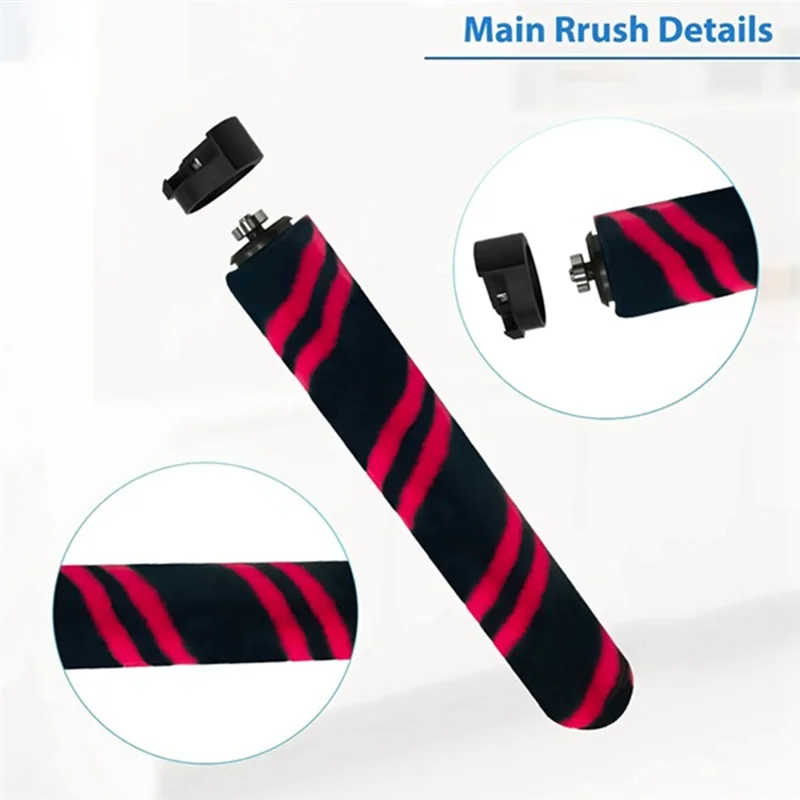 WHYY-Roller Sikat HEPA Filter Busa Filter Felt untuk Shark IZ420EUT/IZ420EU/IZ400EUT/IZ400EU Kit Aksesori Vakum Stik Tanpa Kabel