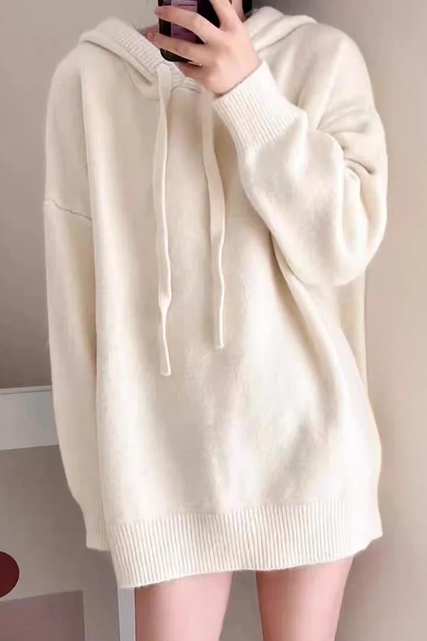 

Sweaters Jumpers Pullovers Woman Turtleneck Tassel Alt Style Street Urban Y2K Fashion Alternative Scene Subculture Winter Youth