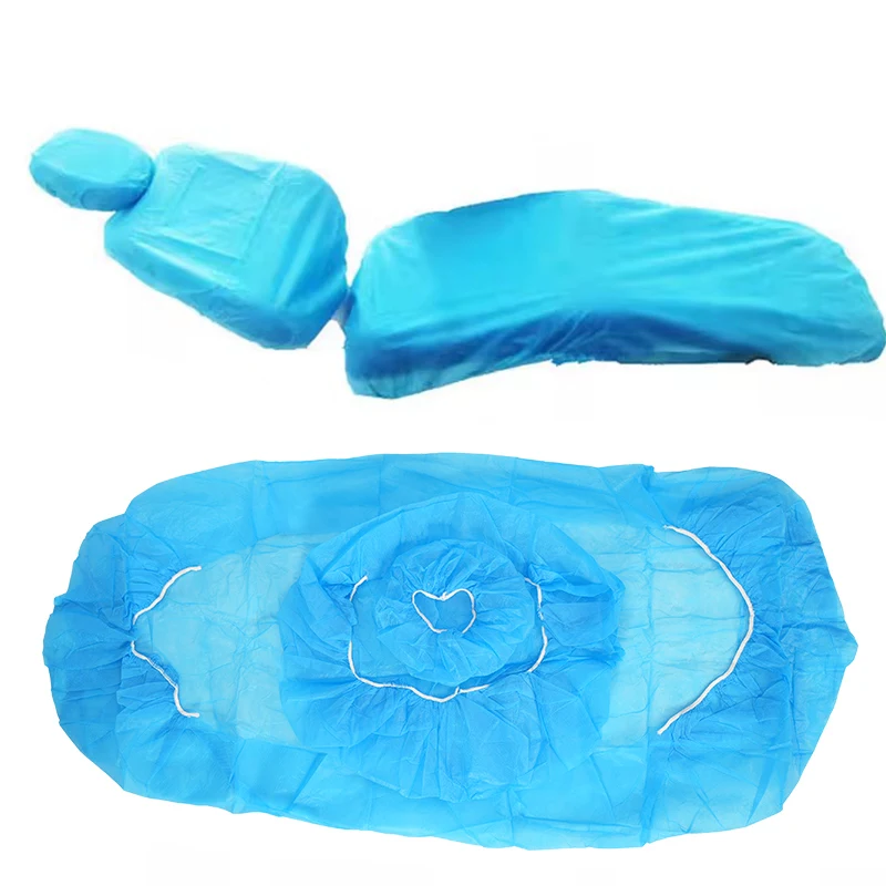 3Pcs/Set Disposable Dental Chair Unit Cover Separated Type Chair Seat Backrest Pillow Covers Protector Dentistry Material