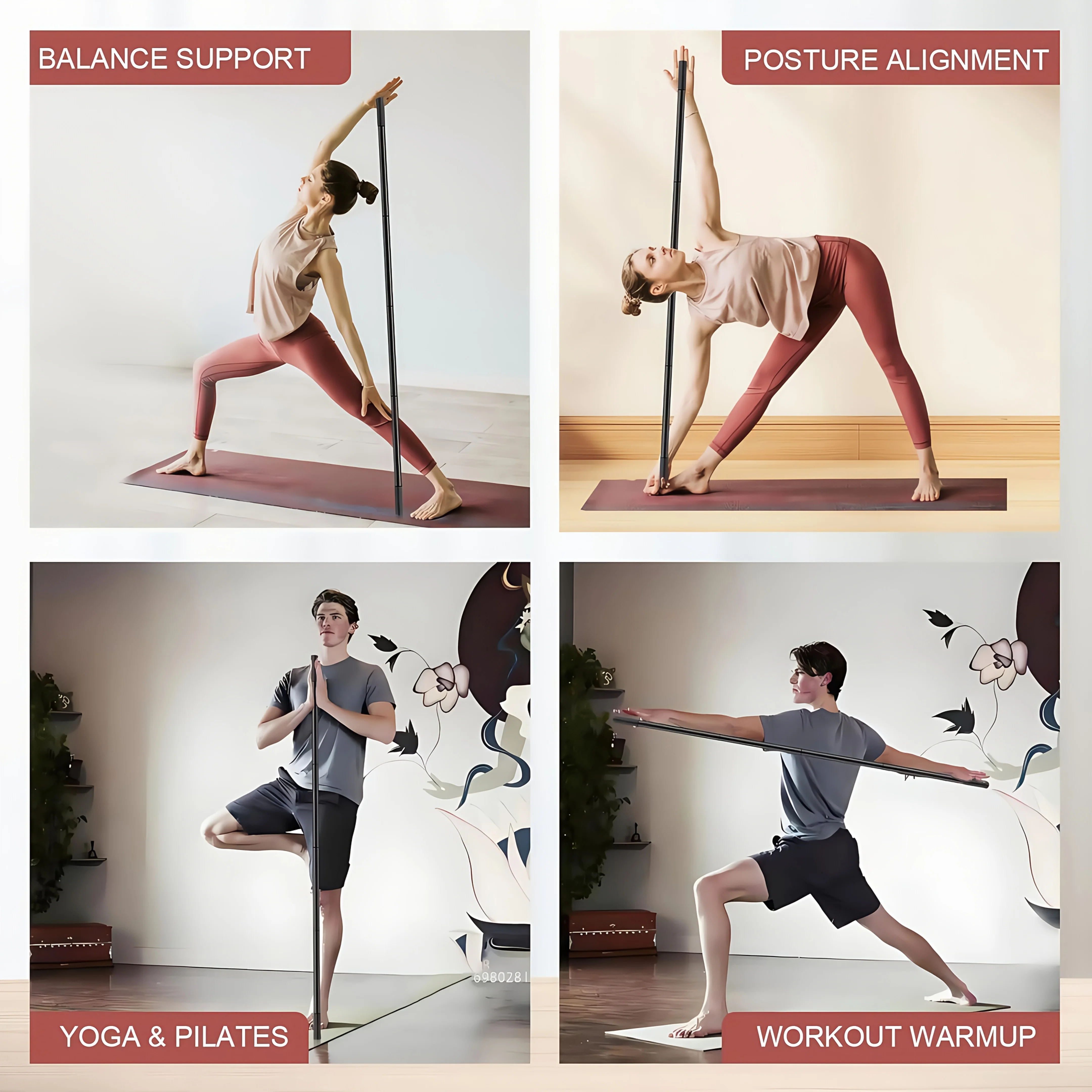 Çıkarılabilir Yoga Çubuğu Ayar - Pilates Yoga Stretching incelemesi ve fiyatı