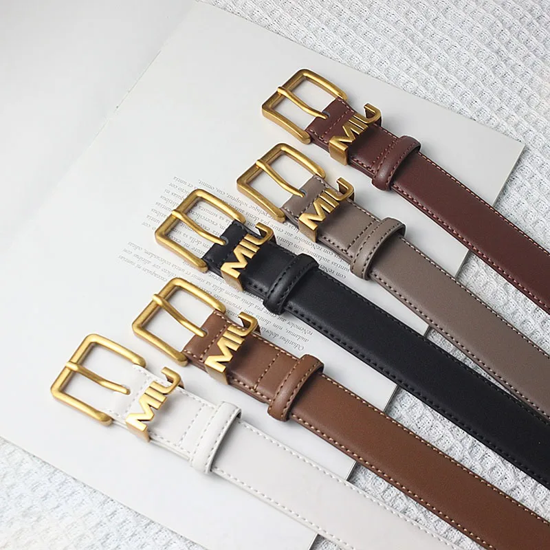 حزام الموضة مشبك الذهب حزام المرأة عادية المرأة رقيقة حزام موضة شخصية مطابقة السراويل تنورة السراويل