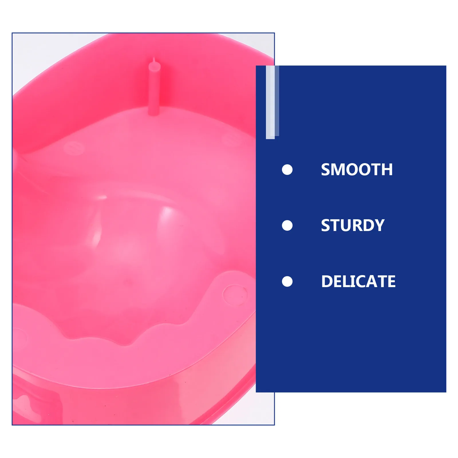 

4Pcs Nail Soak Bowl Premium PP Material Comfortable Groove Design Manicure Polish Remover Spa Tool Hand Care Supplies