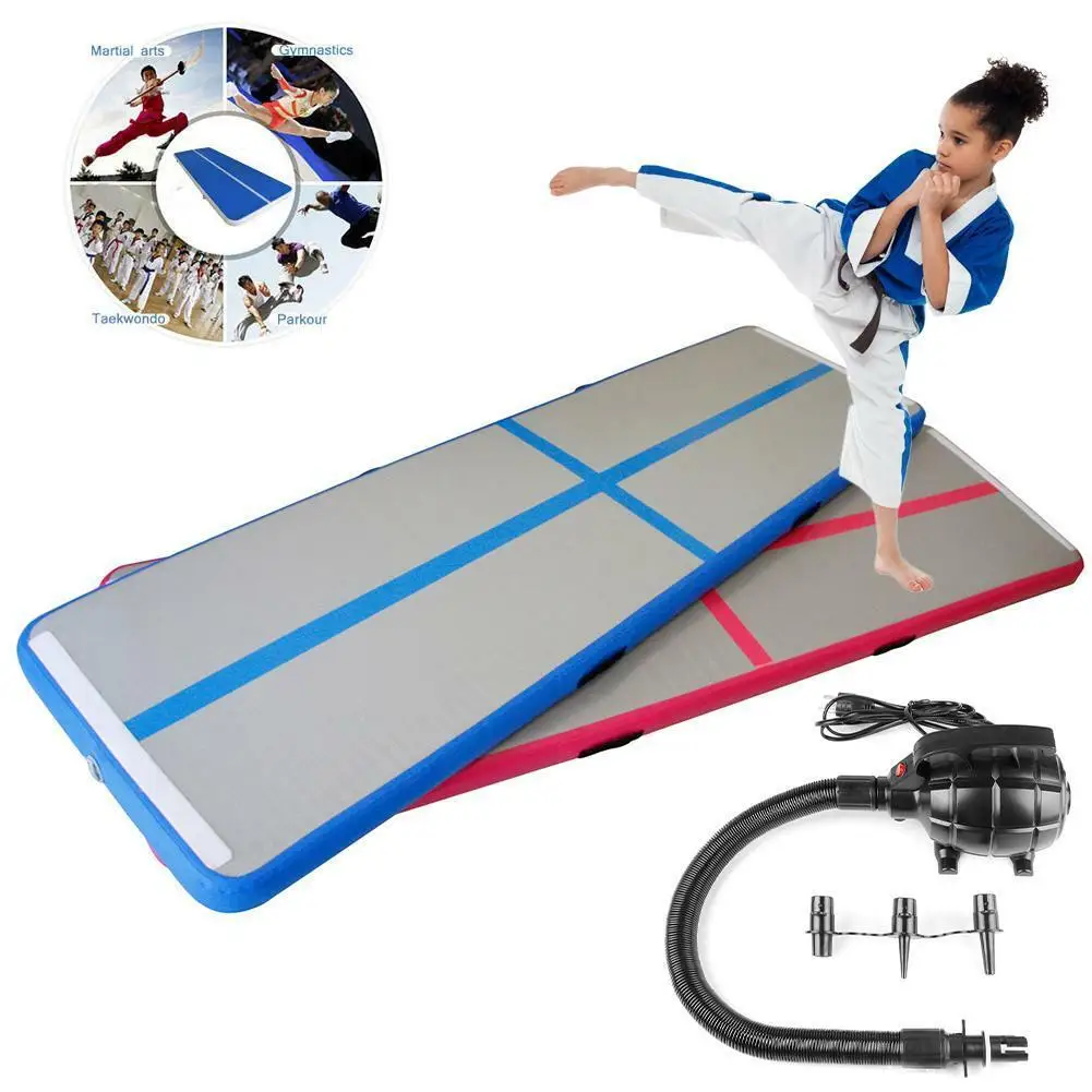 

Portable Air Gym Track On Sale 3M Customized Logo 3M Inflatable Gymnastics Training Matterss DWF Air Track Floor Cheerleading