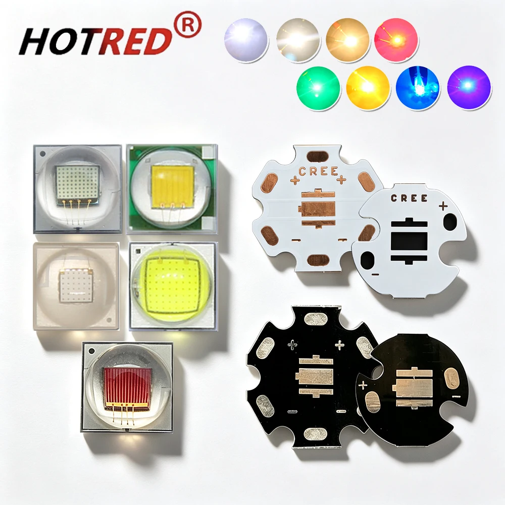 10pcs LED SMD 5W 8W10W 5050 XML2 T6 3-3.7V 5*5mm Chip Diodes Warm Cold White Red Green Blue Pink UV Ceramic Substrate Flashlight
