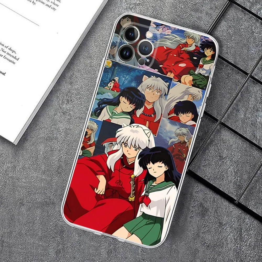 Hot Japan Anime Inuyasha Higurash Phone Case For iPhone 15 14 11 12 13 Mini Pro XS Max Cover 6 7 8 Plus X XR SE 2020 Funda Shell