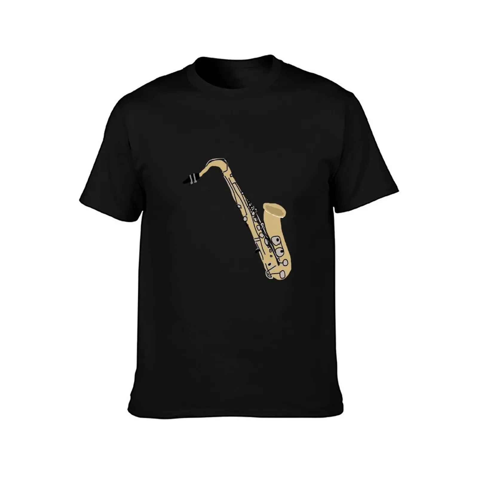Tenor Saxophone Jazz Band Blues T-Shirt t shirt custom print T-Shirt