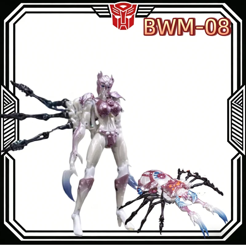 

In Stock TransArt BWM-08PW Metal Variation Black Widow Pink Spider Warrior Action Figure Collectible Model Toys