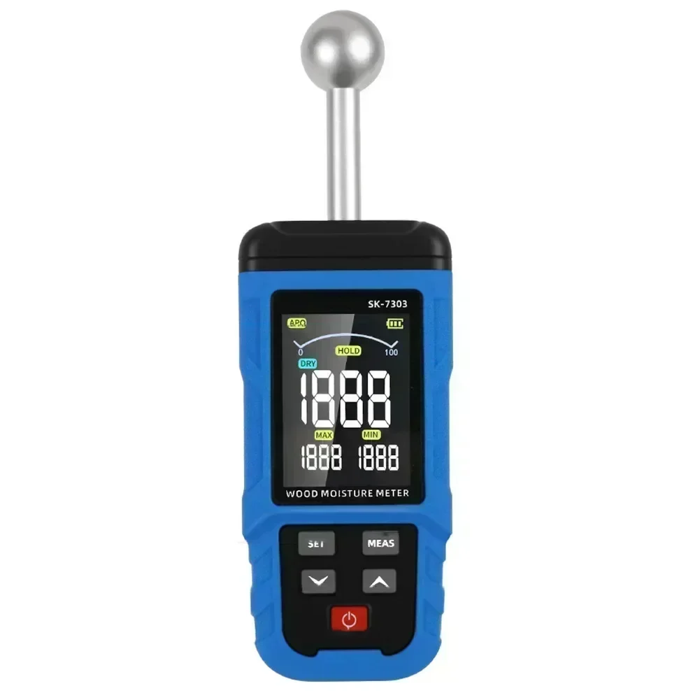 

Сферический неразрушающий влагомер, высокоточный тестер влажности деревянных стен для испытаний, измерительный инструмент, аксессуар