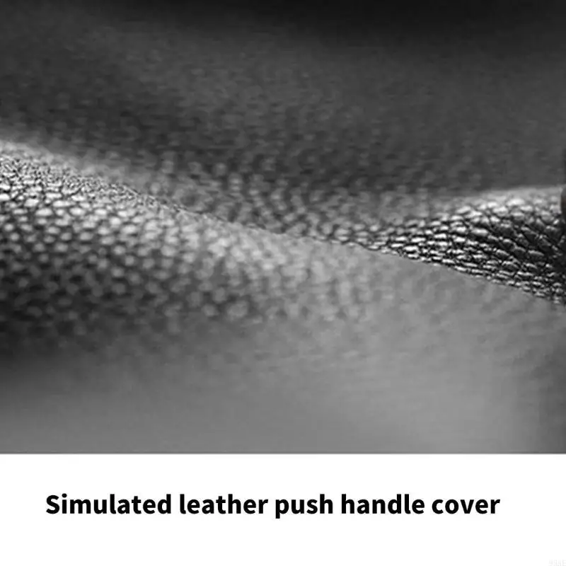 95ae couro do plutônio carrinhos bebê braço capa recém-nascidos carrinho alça pára-choques manga guiador caso protetor pram