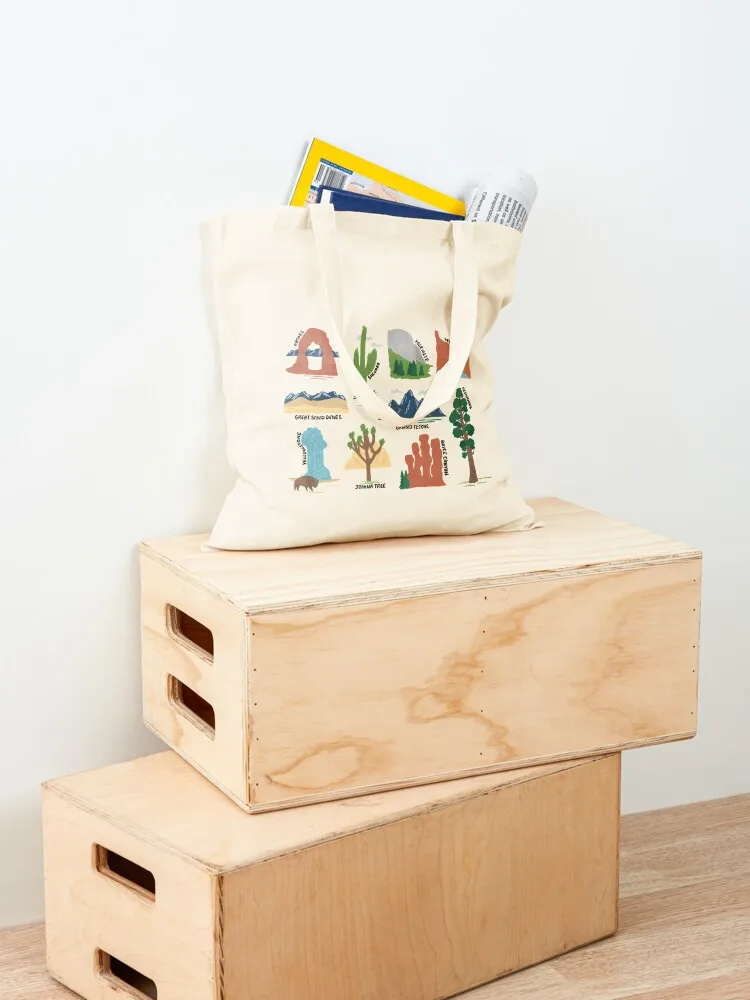 National Parks Print (2.0) Tote Bag canvas tote tote bag screen sacs de shopping free delivery bags