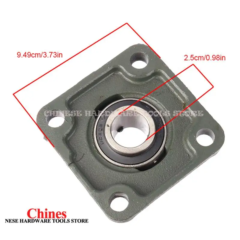 Bearing with square base on outer spherical surface Spherical bearing with base UCF 205