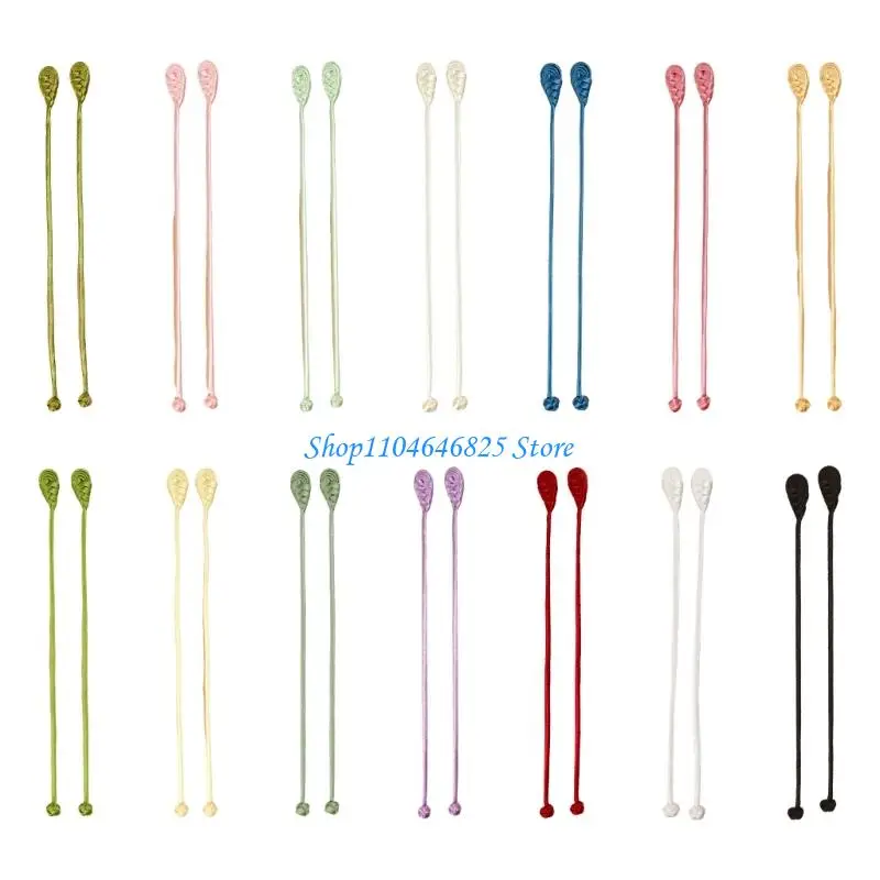 

2 Pcs Bows Cheongsam Button Sewing Fasteners Ethnic Styles Decorative Buttons Chinese Buttons Chinese Closure Buttons