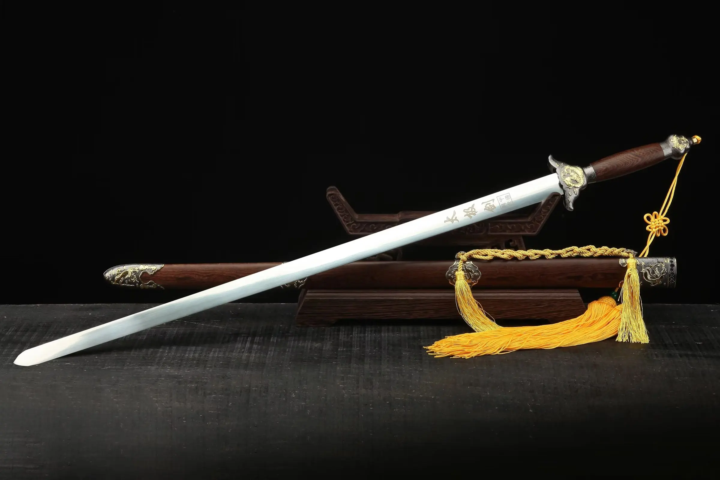 100cm martial arts skill, Dragon Taiji Sword, decorative performance. Samurai Sword. Not sharp. Lucky Feng Shui Katana gift.