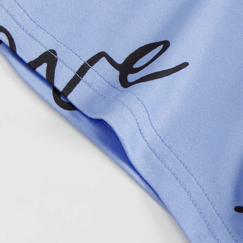 Heart Letters Print Satin Pyjama Set For Women Short-Sleeve Round Neck Top And Shorts Loose Relaxed Fit Sleepware Nightshirt Pjs