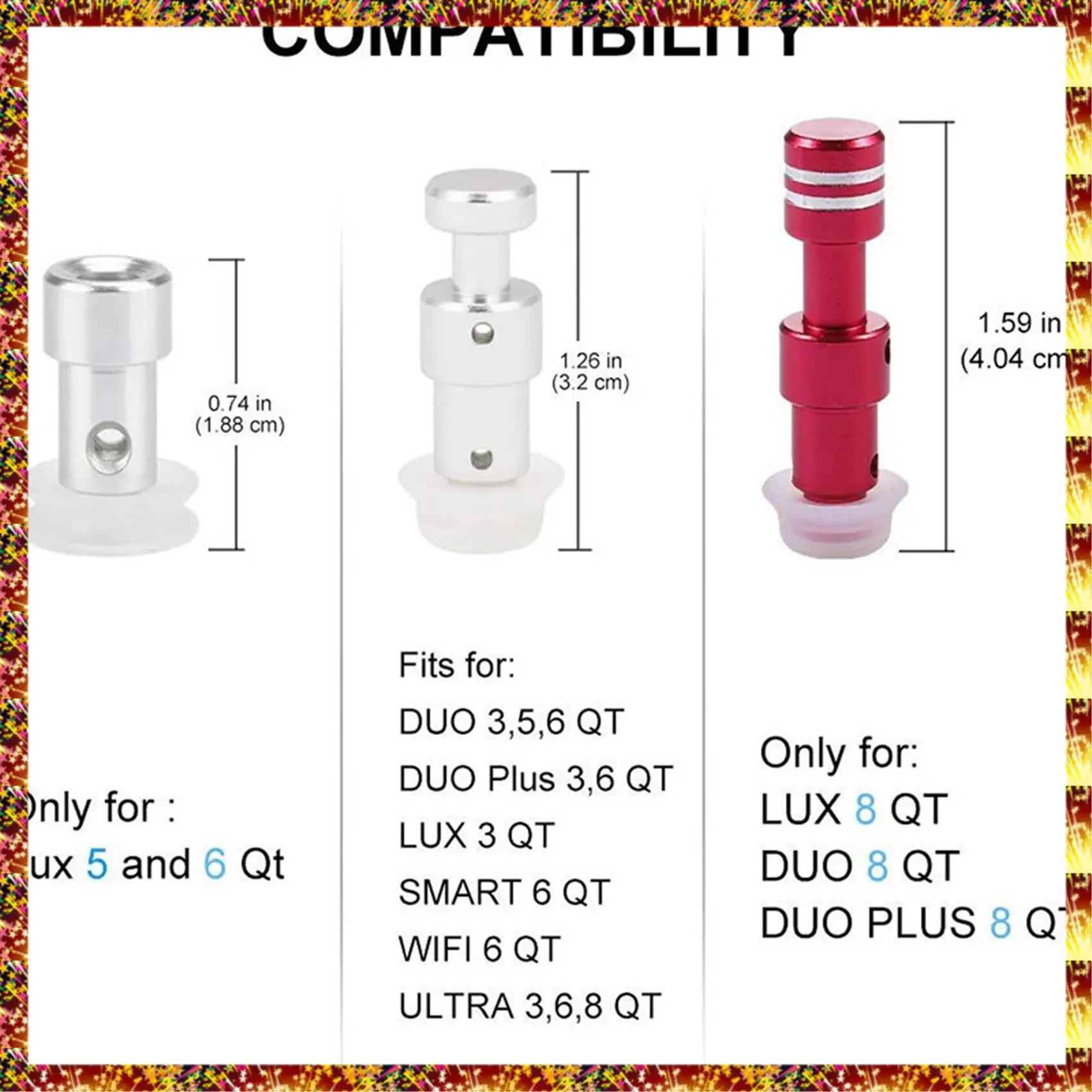AGOUP 2X Универсальный сменный поплавковый клапан и поплавковая крышка для скороварок для Ip-Duo Ip-Lux60 Ip-Duo50 Ip-Lux50 Smart-60
