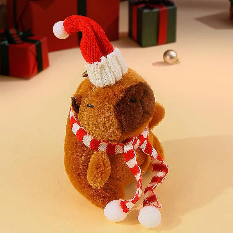 Cute Bubble Capybara Plush Toy Doll Keychain Doll Pendant Car Ornaments