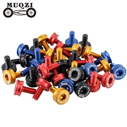 MUQZI 2pcs Bottom Bracket Screw M8 Bike Square Tapered Bottom Bracket Bolts Crank Arm Waterproof Screw for Brompton