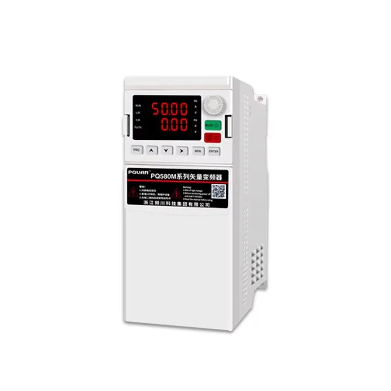 Built PWM Control ACIM PMSM Motors Speed Drive VFD AC-DC-AC Variable Frequency Inverter Industrial Three/Single Phase 220V/380V