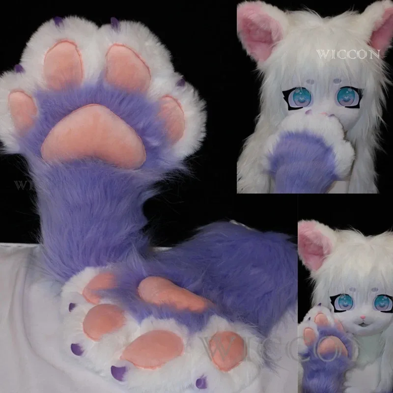 

didi 211Cute Cosplay Costume Furry Color Animal Girl Gloves Cat Paw Cute Plush Fursuit Spot Finished Produc