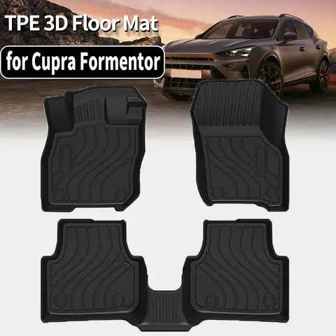 for Cupra Formentor 2025-2018 TPE Car Floor Mats Waterproof Non-Slip Easy Clean Accessories