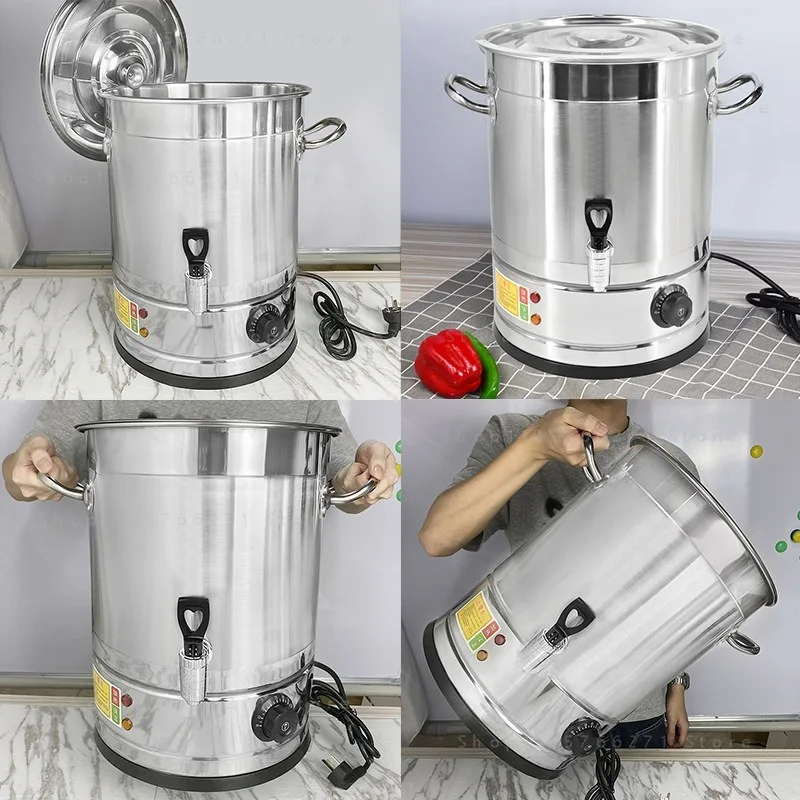 Electric Heating All-steel Boiling Water Bucket Stainless Steel Electric Heating