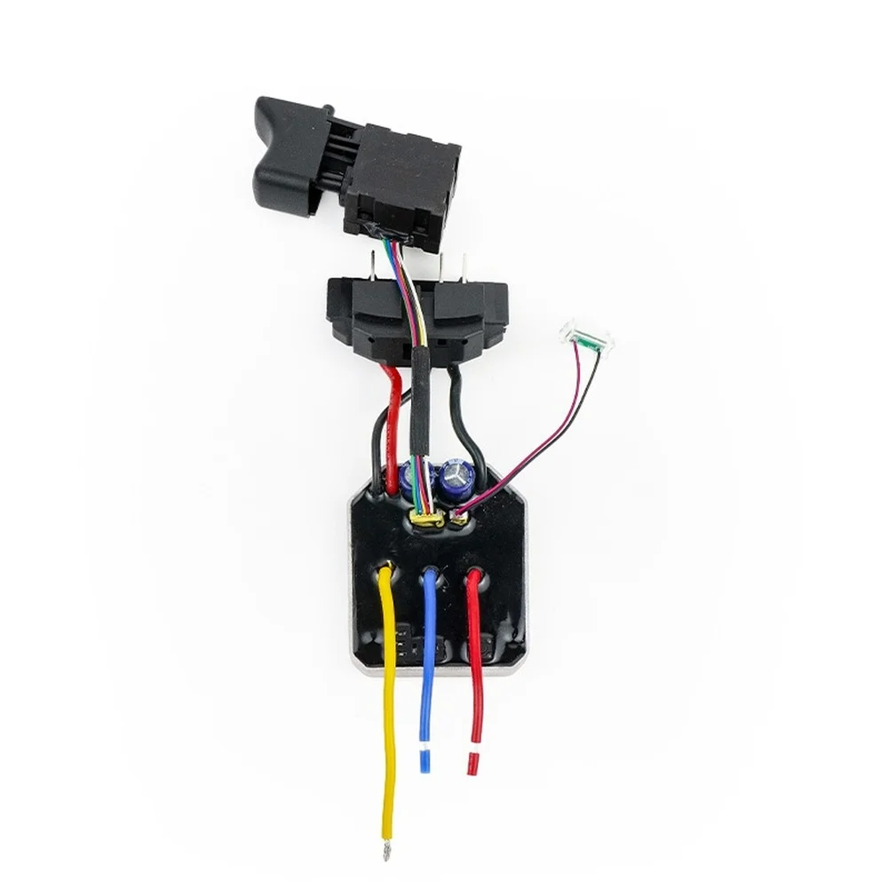 Brushless Angle Grinder Part LED Light Circuit 6*5*0.9cm Grinder Control Switch ABS And Metal Build Compact Design