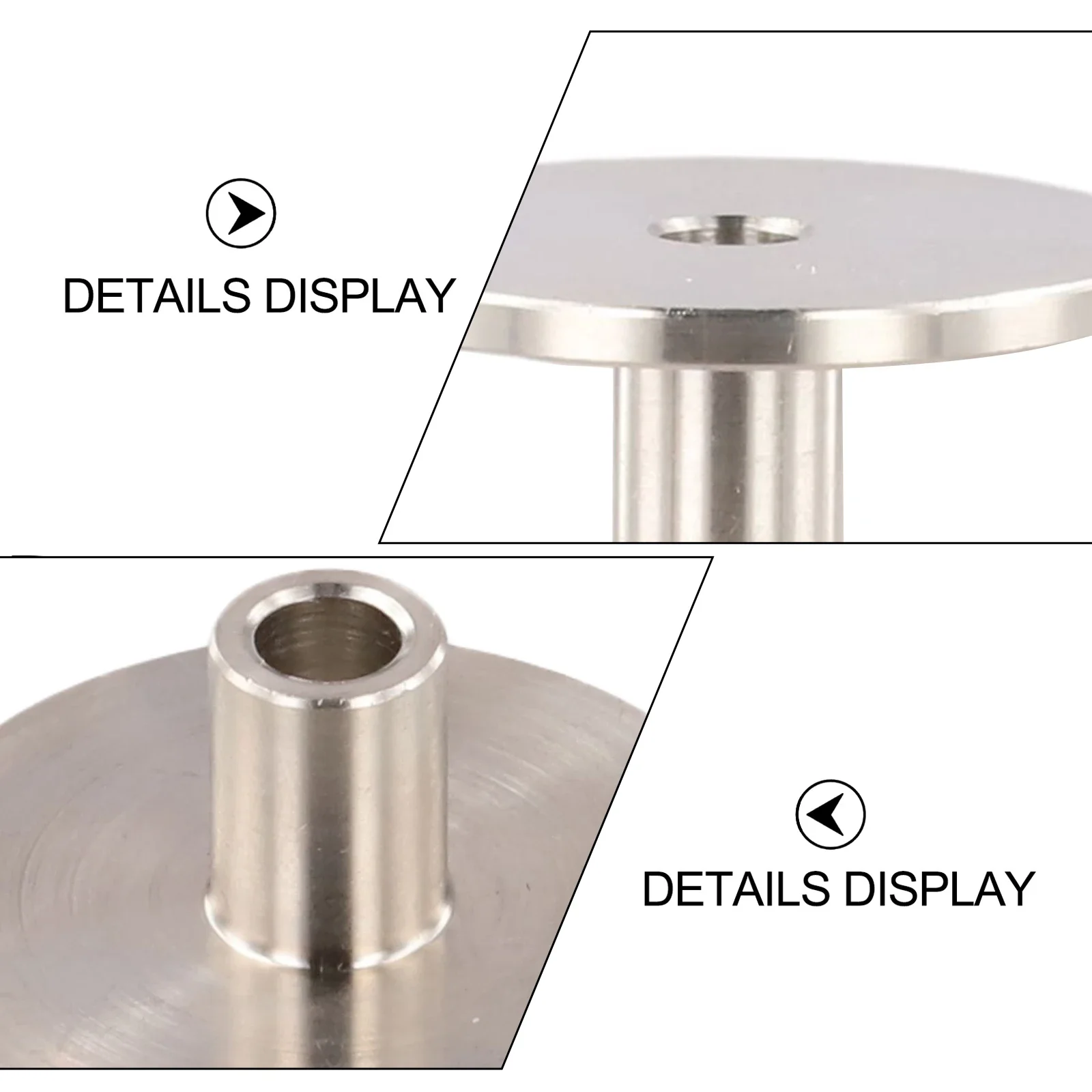 Precision Router Template Guide Bushing Kit With 6 Stainless Steel Inner Sleeves For Trimming Carving And Edge Profiling Tasks