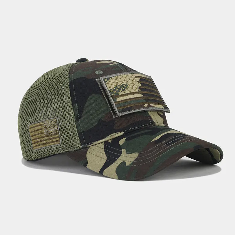 2023 Four Seasons Cotton Camouflage Print Casquette Baseball Cap Adjustable Outdoor Snapback Hats for Men and Women 205