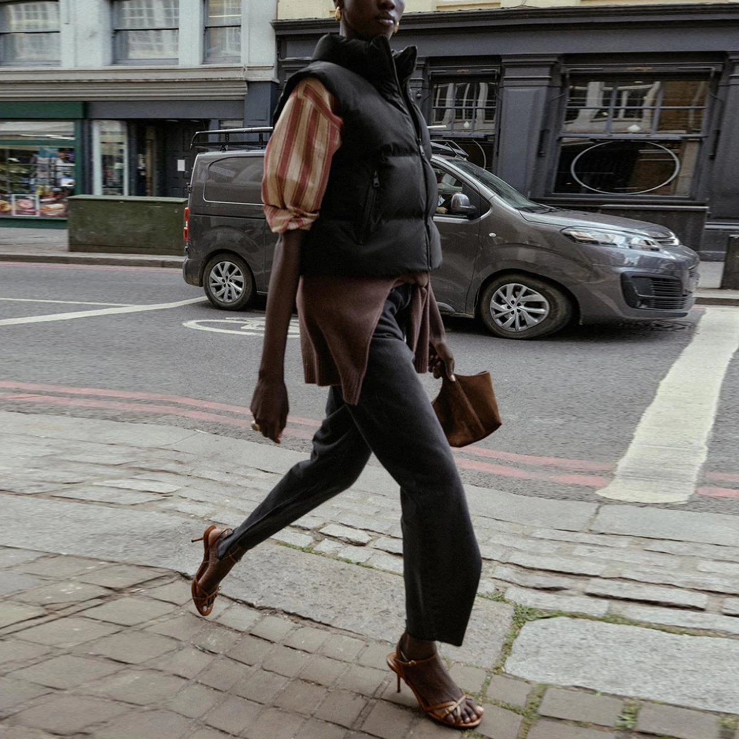 

Faionable Cotton Vest Women's Sle Autumn 2025 Svel Pred-Gas Vest Zipper Closure Color Commute Sle