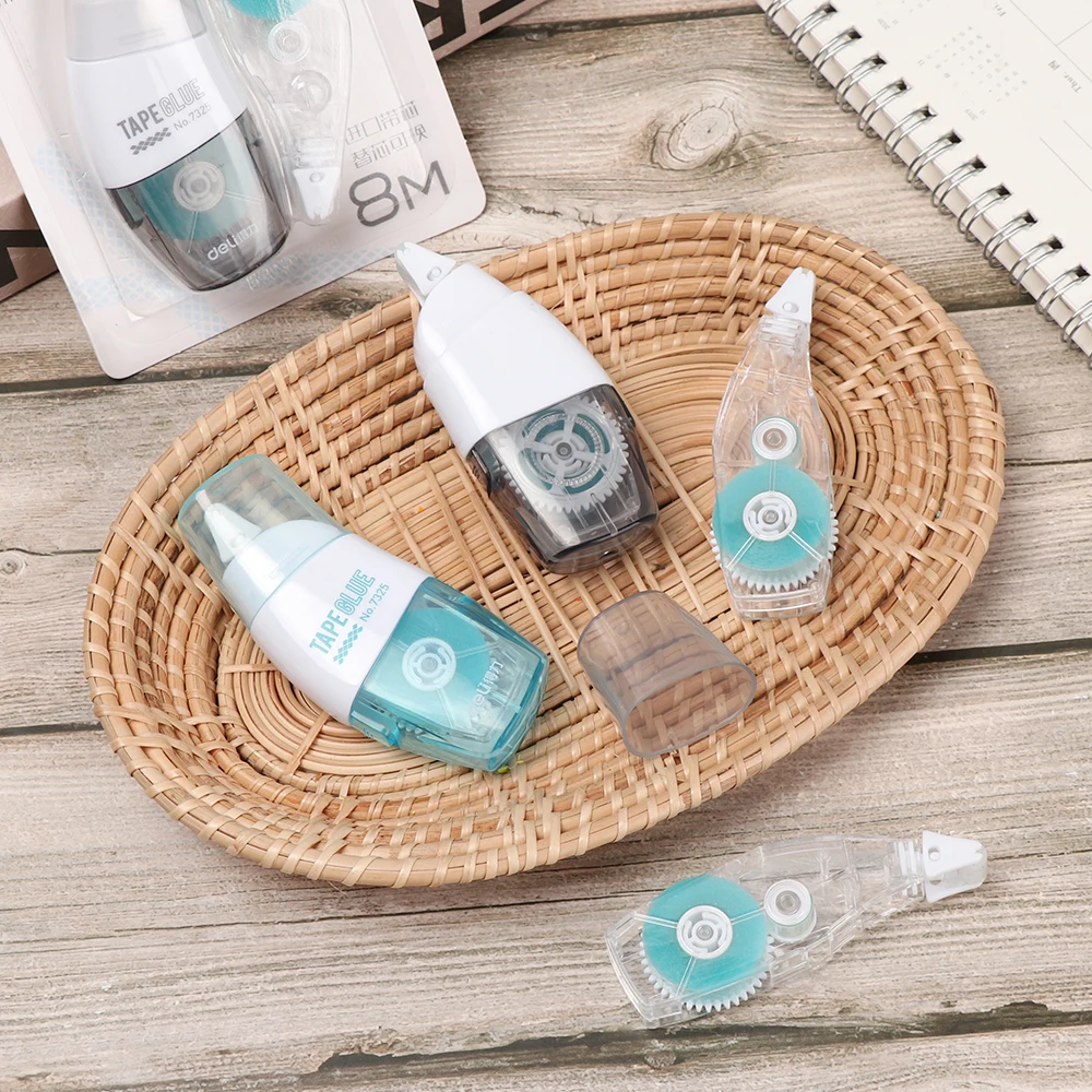 Deli – rouleau adhésif Double face, colle à points auto-adhésifs, distributeur de ruban adhésif, papeterie fournitures de bureau, fournitures scolaires