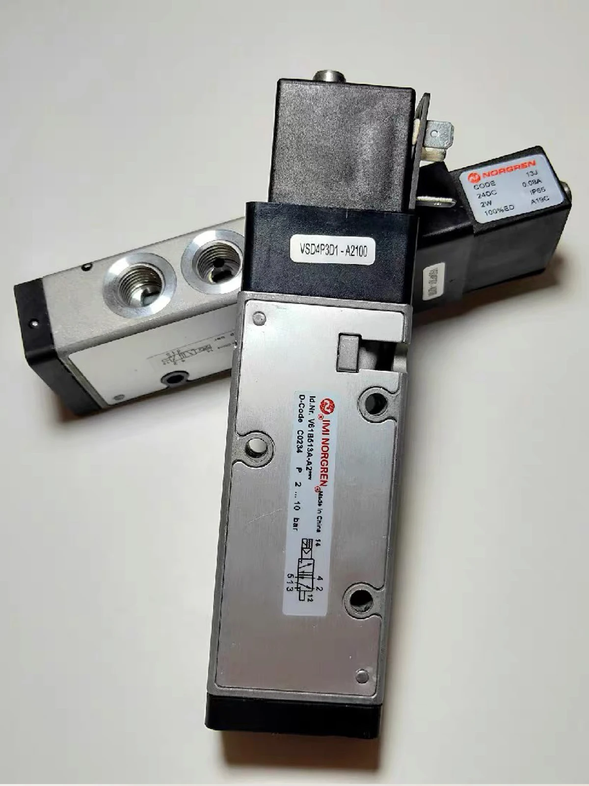 Norgren الملف اللولبي صمام V61B513A-A2 V61B513A-A213J V61B513A-A219J V61B513A-A2000