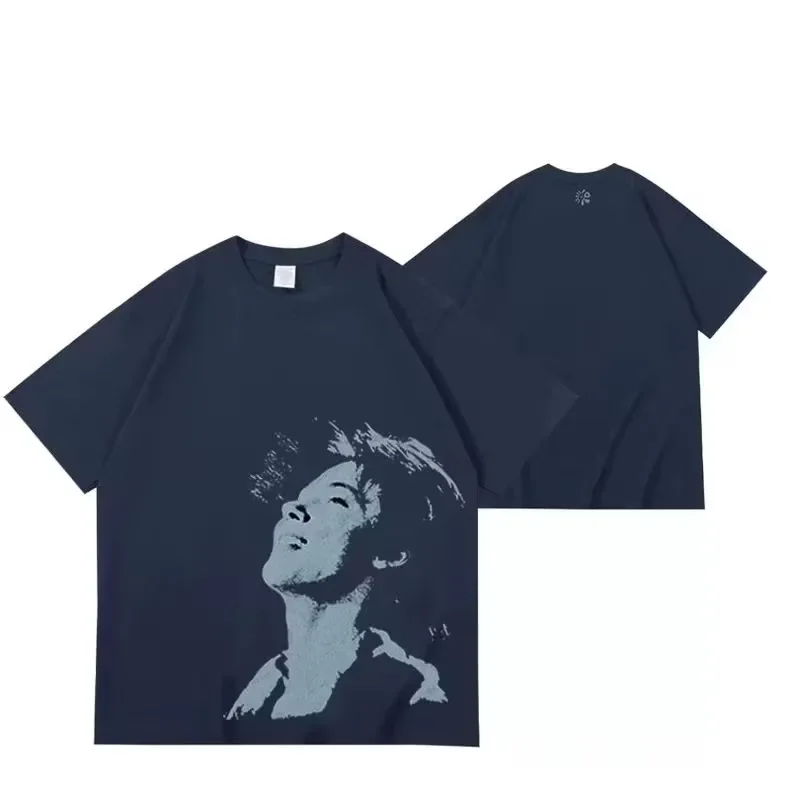 T-Shirts Kpop Group World Tour PUT YOUR PHONE DOWN Graphic Print Unisex Fan Support Crew-Neck Top Short-Sleeve