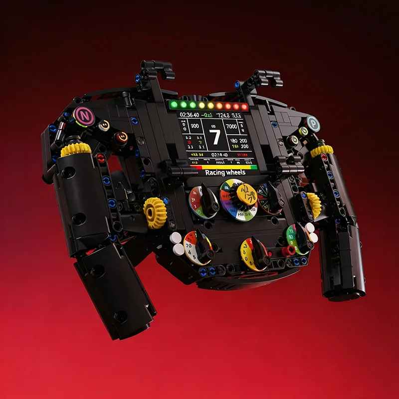 Technische blokken Formule Raceauto Stuurwiel Creatief MOC Bouwspeelgoed Verjaardagscadeaus voor kinderen Jongens Volwassenen 800+ stukjes